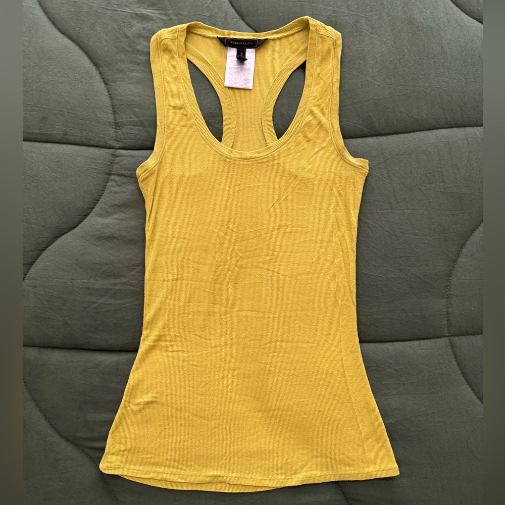 BCBGMaxAzria Ribbed Tank Top